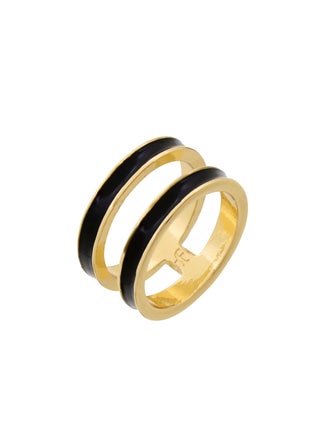 Tribal Enamel Double Ring Black - pzsku/Z8DF7E8FD05277E261867Z/45/_/1662715608/44e5498d-763c-4f21-9a38-a152be226003