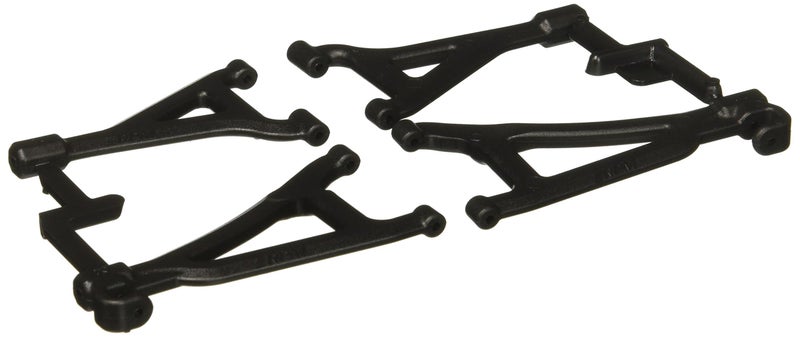 RPM 80692 Front Upper and Lower A-Arms for 1/16 E-Revo, Black