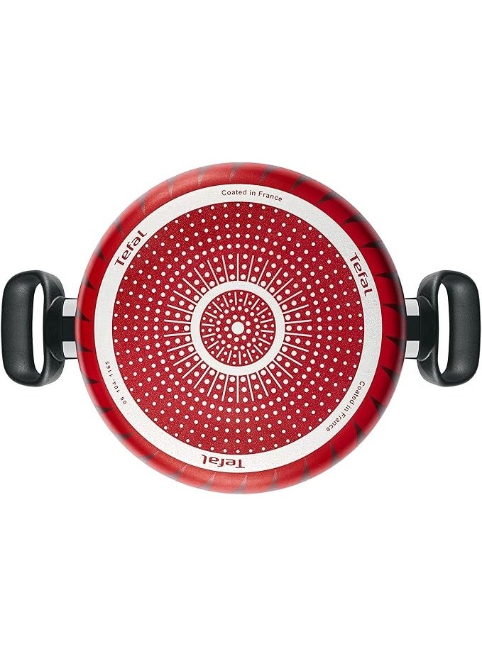 Tefal Tempo Flame Cooker with Handles, 30cm, Red - Model 220091030 - Image 4