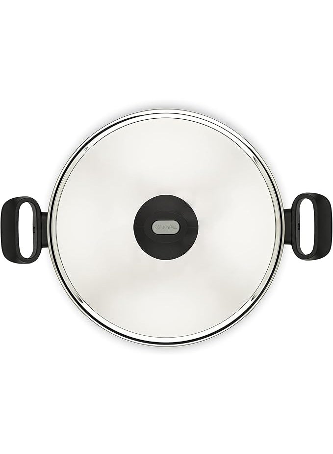 Tefal Tempo Flame Cooker with Handles, 30cm, Red - Model 220091030 - Image 5