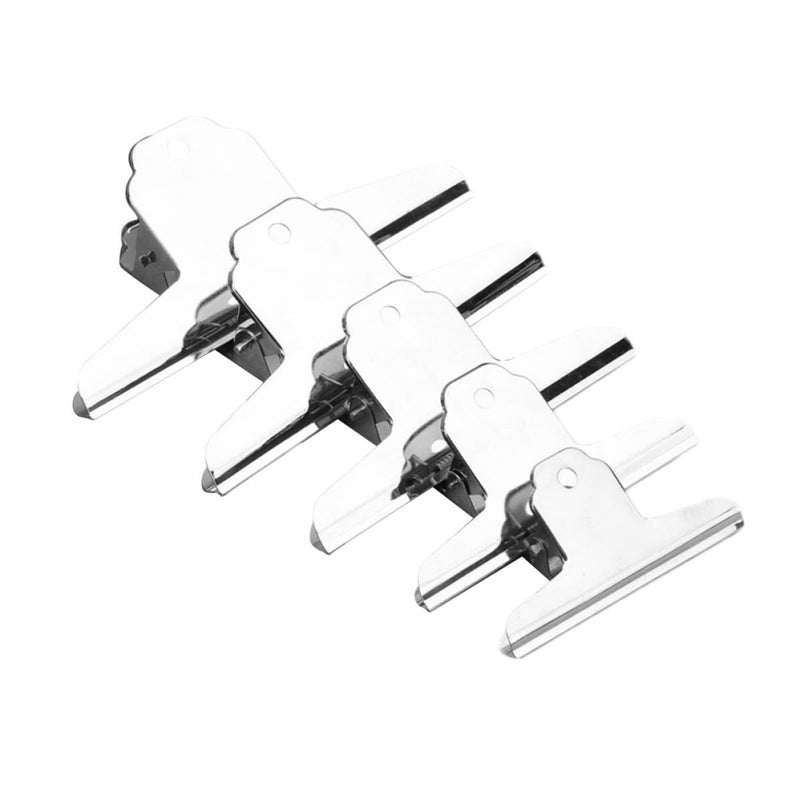 Extra Long Metal Binder Clips 5pcs Set Multi Size Document Holders for School Office - Image 2