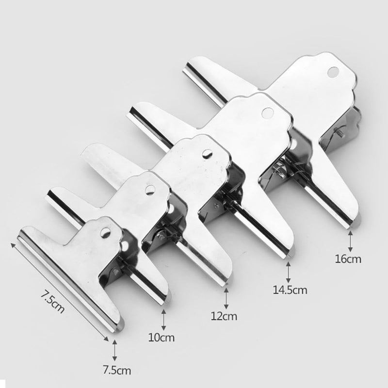 Extra Long Metal Binder Clips 5pcs Set Multi Size Document Holders for School Office - Image 3