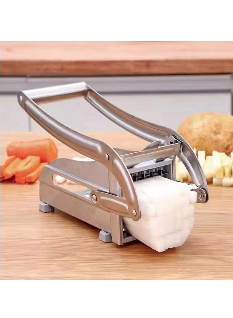 general Potato cutter Multifunctional stainless steel cucumber cutter Household kitchen cutter French fry machine - Image 3