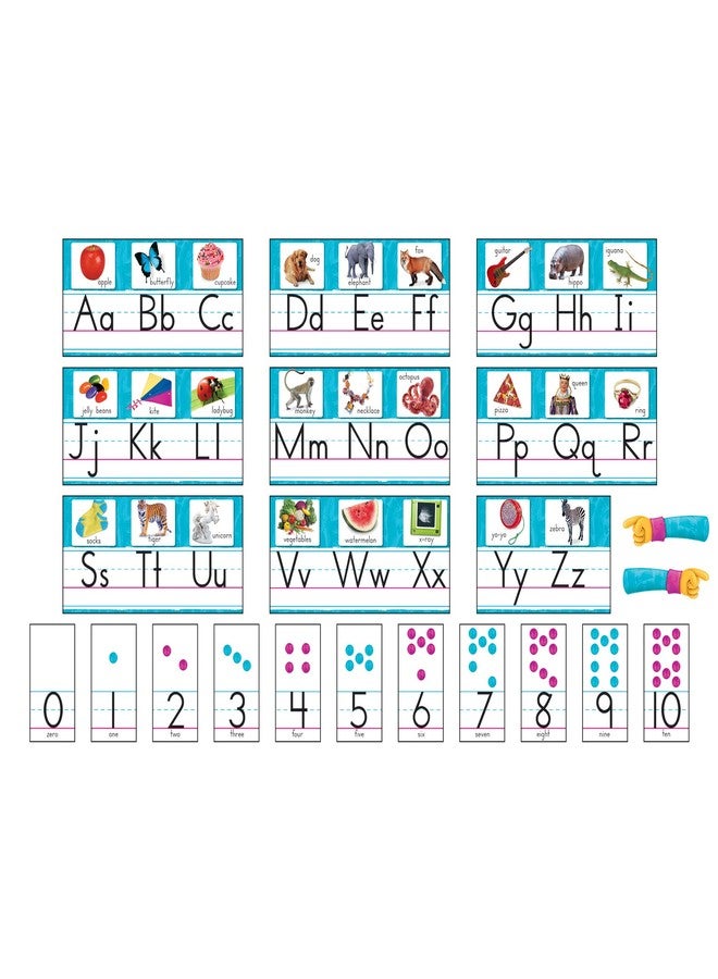 Trend Enterprises Trend Color Harmony Photo Alphabet Bulletin Board Set, Classroom Decor - Image 2