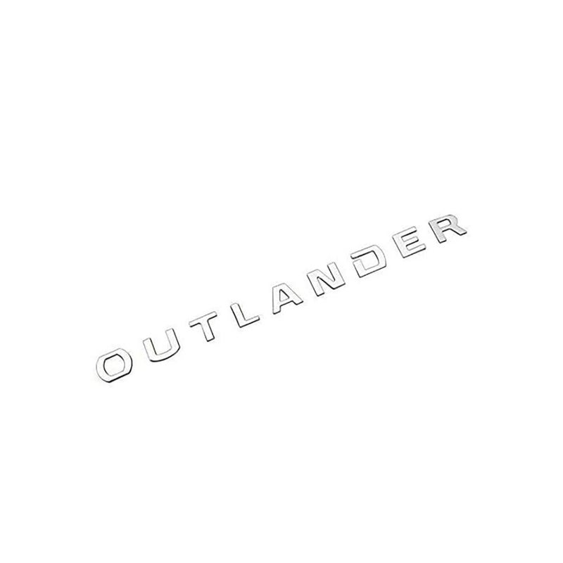 Generic POSLAB Car Emblems, for Mitsubishi Outlander Front Hood Trunk Badgear, Emblem Badge Replacement, Car Styling Letters Sign Badge Accessories,B  - Image 1