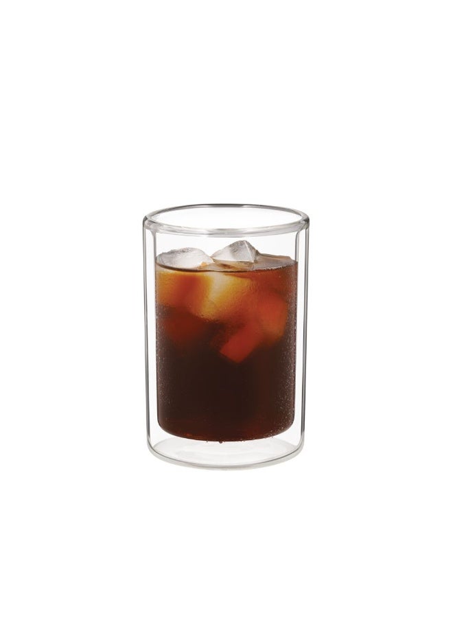 De'Longhi Cold Brew DLSC324 Coffee Glasses, Double-Walled Thermal Glasses, Set of 2, Dishwasher Safe, Capacity 220 ml, Ideal for Cold and Hot Coffee Drinks - Image 2