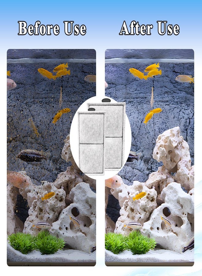 Pryitier 16 Pack PF-S Filter Cartridges for TOP FIN PF10 Power Filters, Fish Tank Filters Cartridge with Zeolite Replacement Aquarium PF-S Refill - Image 5