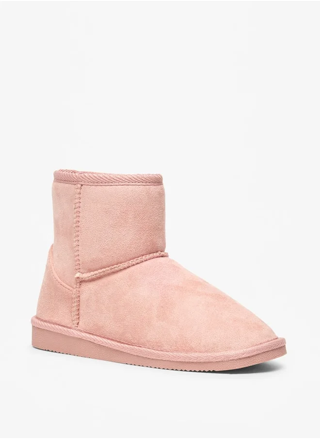 فلورا بيلا من شو إكسبرس Girl's Solid High Cut Slip-On Boots