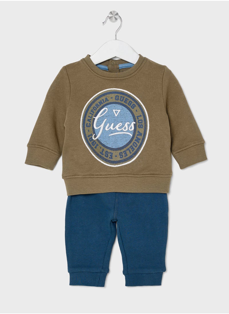 GUESS Kids Logo Detail T-Shirt Sets  - Image 1