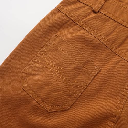 GRANDWISH Boys' Brown Bib Overall Size 7 - Image 4