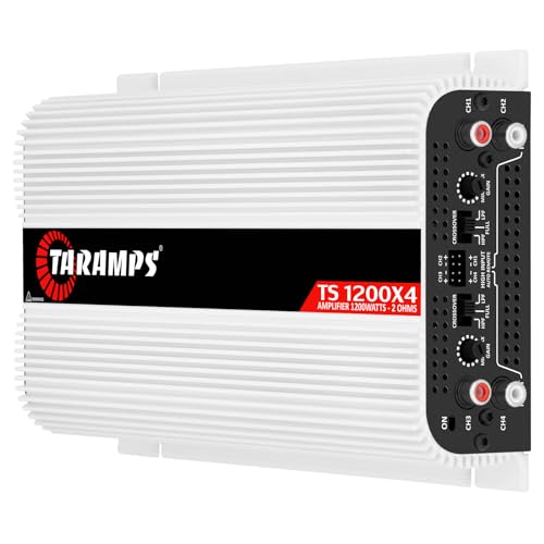 Taramp's Taramps TS 1200x4 Amplifier Car Audio 1200W RMS 2 Ohms 4 Channels 2 Bridged Channels, Full Range Crossover Fixed RCA/Wire Input - Multichannel Class D - Image 3