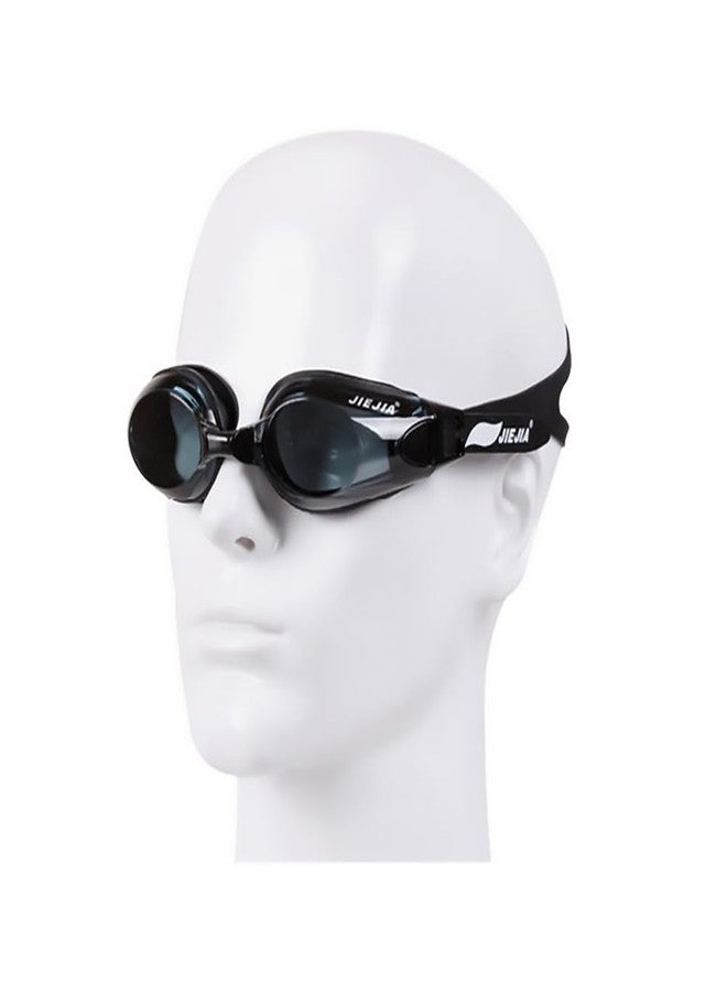 AEC JieJia Unisex Rx Powered Swimming Goggles -4.00 Power with UV Protection, Anti-Fog, Slip-Resistant Design, and Earplugs for Men and Women (Black) - Image 3