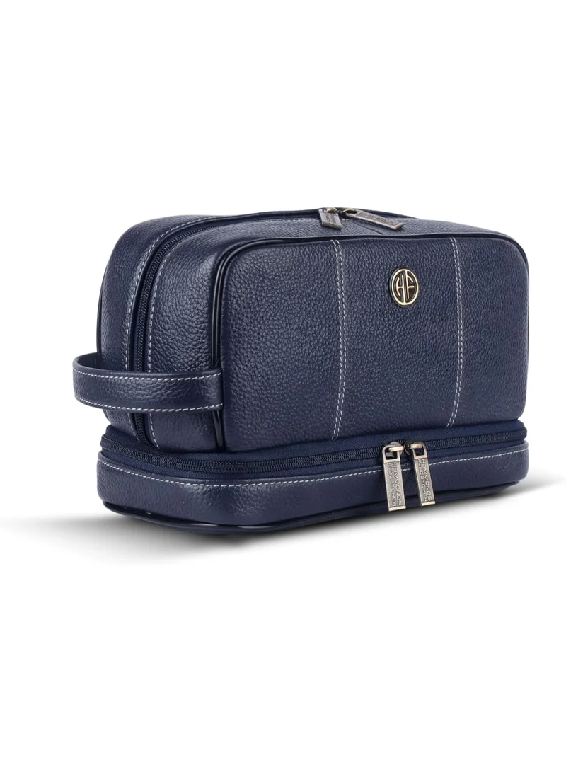 HAMMONDS FLYCATCHER Leather Shaving Bag for Men-Leather Dopp Kit|Toiletry Bag|Travel Toiletry Bag-Hygiene & Grooming Kit Organizer-Cruelty-Free Leather and Hand Stitched Vanity Case