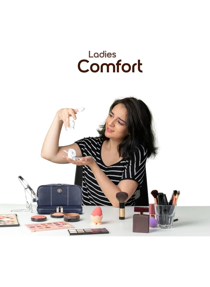 HAMMONDS FLYCATCHER Leather Shaving Bag for Men-Leather Dopp Kit|Toiletry Bag|Travel Toiletry Bag-Hygiene & Grooming Kit Organizer-Cruelty-Free Leather and Hand Stitched Vanity Case