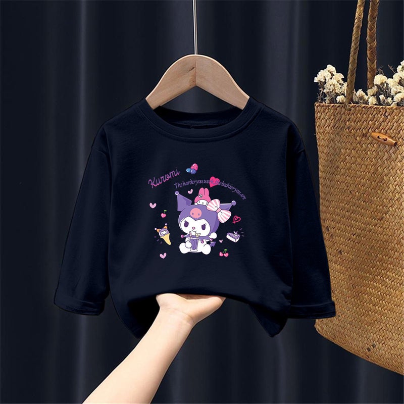 H2344# Children'S Cotton Long Sleeve T-Shirt Girls Bottoming Shirt Thin Children'S Cute Joker T-Shirt Tide - Image 5