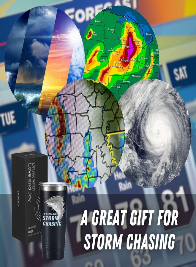 Onebttl Storm Chasing Gifts for Men Wind Chasing Gifts for Boys, Tornado Weather Tumbler Travel Coffee Mug, Stainless Steel Insulated with Lid 20oz/590ml - Image 3