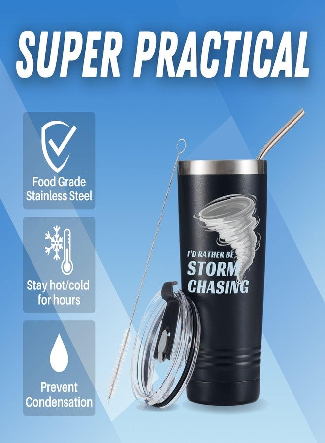 Onebttl Storm Chasing Gifts for Men Wind Chasing Gifts for Boys, Tornado Weather Tumbler Travel Coffee Mug, Stainless Steel Insulated with Lid 20oz/590ml - Image 4