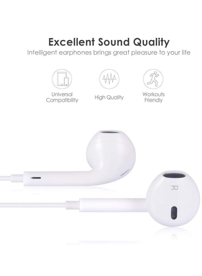 For iPhone X 8 7 Plus Bluetooth Earphones Wired Headset - Image 3