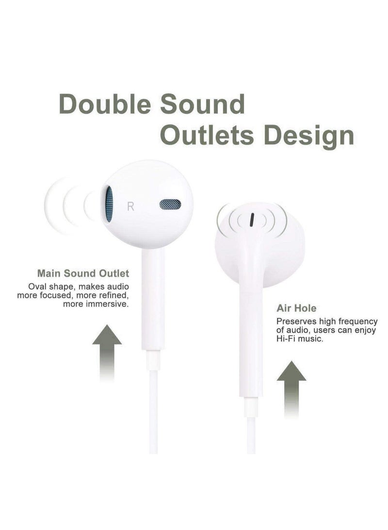 For iPhone X 8 7 Plus Bluetooth Earphones Wired Headset - Image 4