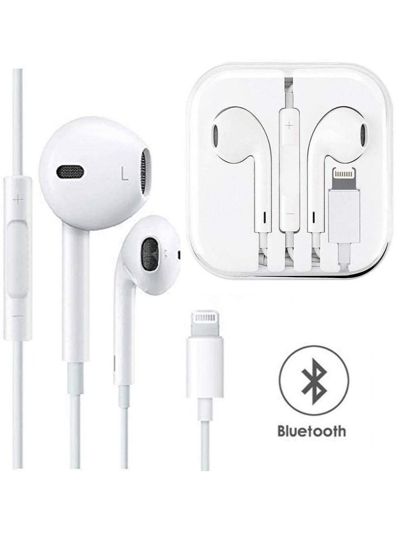 For iPhone X 8 7 Plus Bluetooth Earphones Wired Headset - Image 2