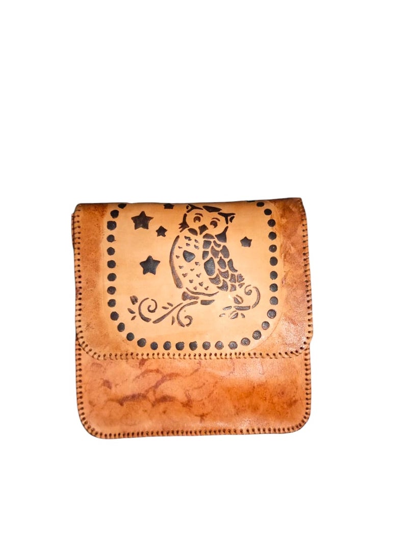 Sheer Fashionable Leather Crossbody Bag - Image 1