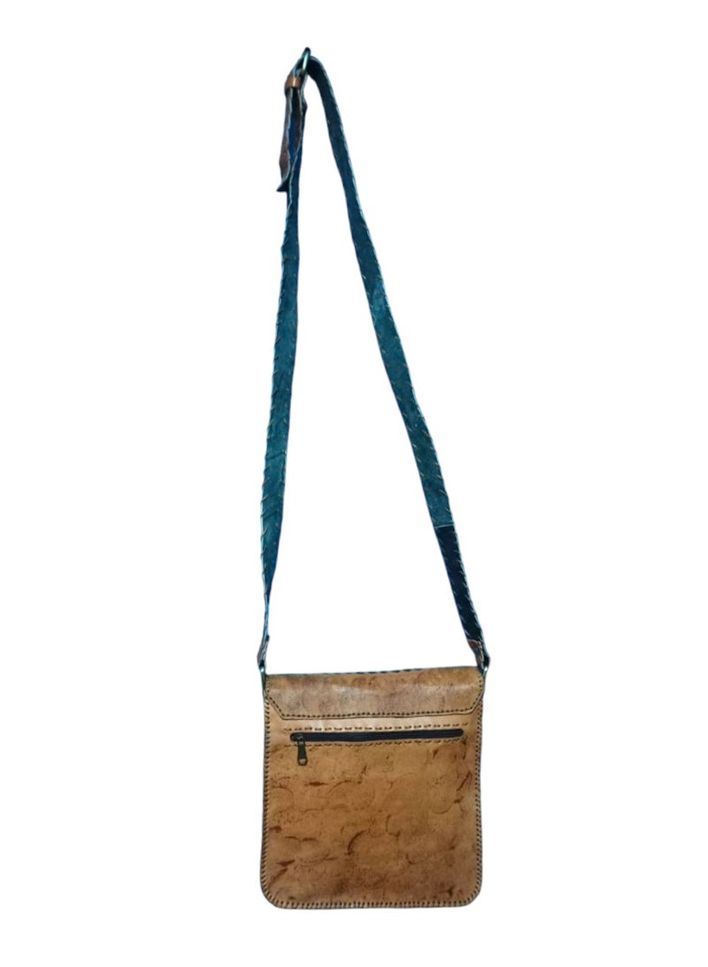 Sheer Fashionable Leather Crossbody Bag - Image 3