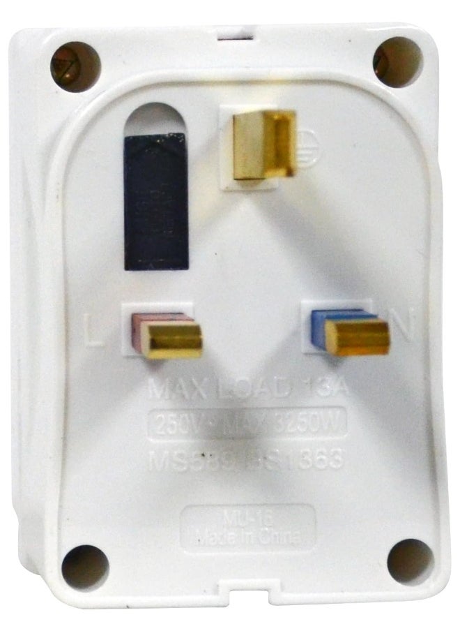 KADRIS - Universal Travel Adapter MU-16, International All in One Electrical Extender Outlet Adaptor with High Speed 2 USB And 1 Type C Travel Charger, Travel Adapter for US EU UK AU (Black) - Image 1