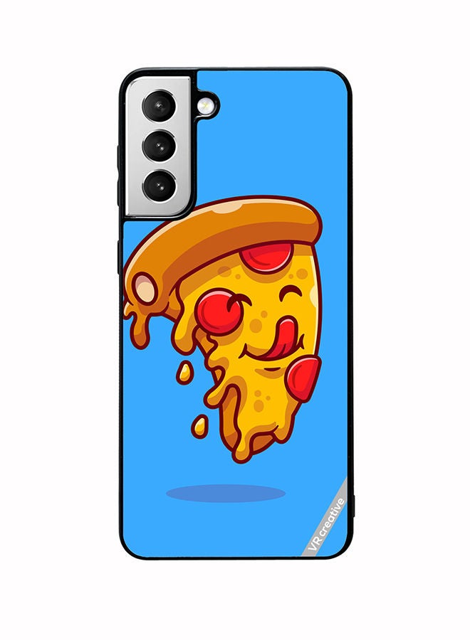 VR CREATIVE Protective Case Cover For Samsung Galaxy S22 5G Pizza Design Multicolour - Image 1