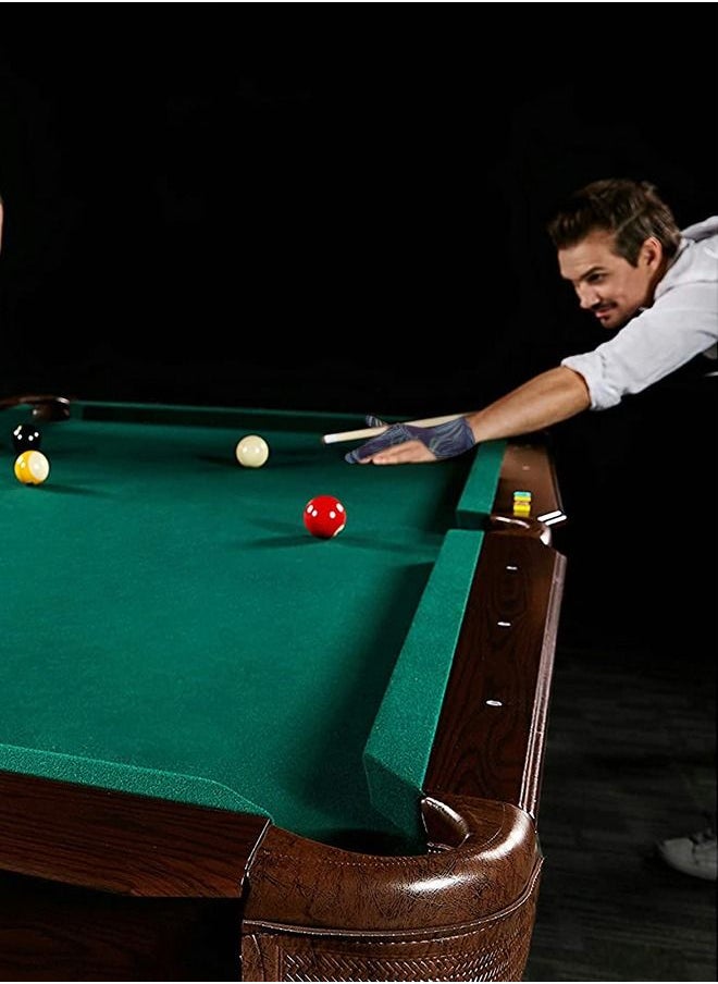 GROIC - Professional Three Fingers Billiard Gloves Snooker Cue Fits Either Hand - One Size fits All Pool Table Accessory - Image 1