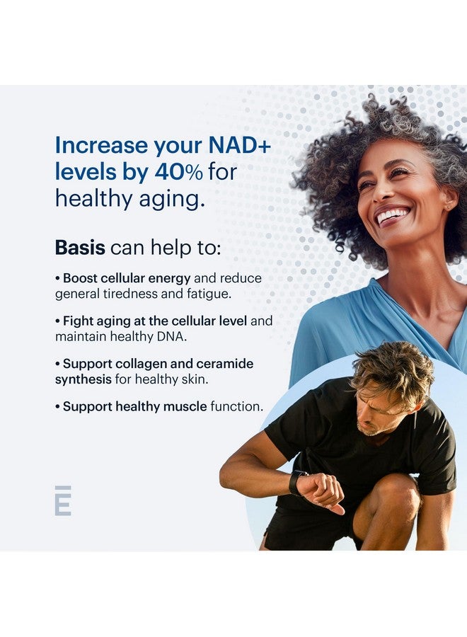 ELYSIUM Basis NAD Plus Supplement 30 Servings - with Nicotinamide Riboside 250mg and Pterostilbene 50mg - Healthy Aging Supplement & Cellular Energy - Image 2
