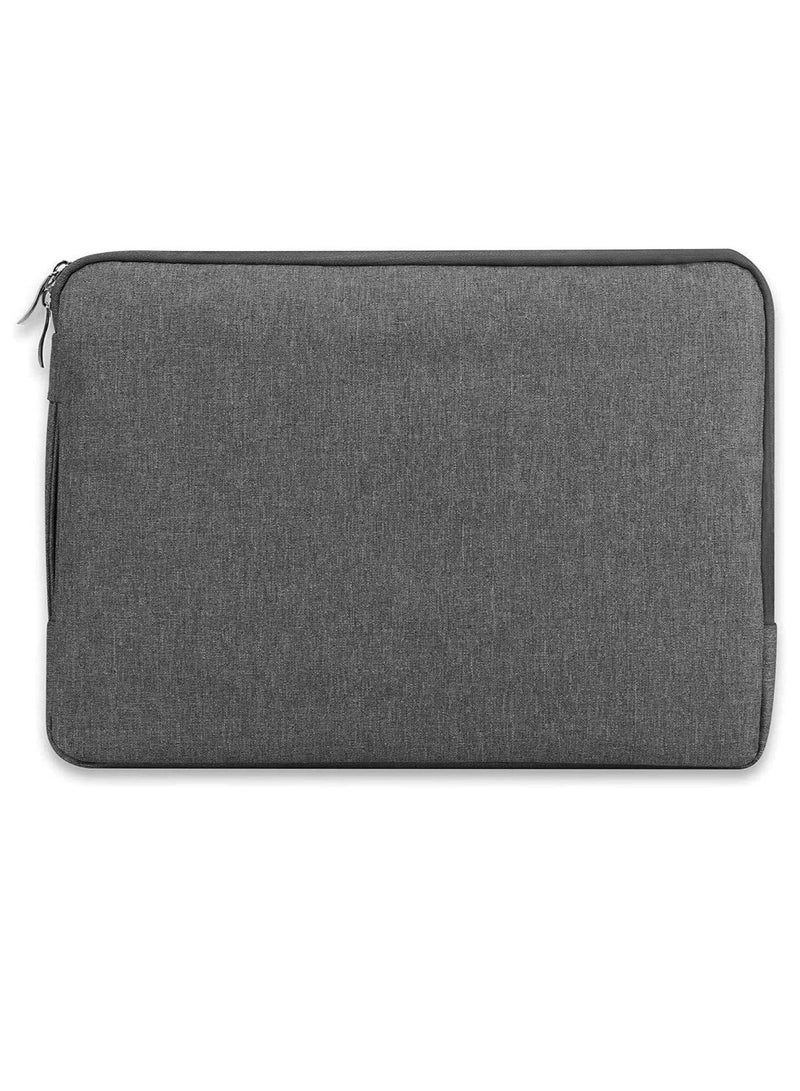 Grey 15.6 Inch Laptop Sleeve Slim Protective Case Pocket Bag Pouch Water Resistant Skin Cover for Carrying Notebook Computer MacBook Pro Acer Dell Asus Lenovo - Image 4
