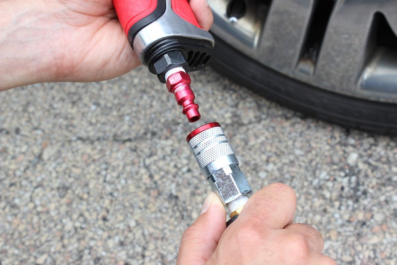 Milton ColorFit by Milton 727MC-20 Pneumatic Plugs - (M-Style, Red) - 1/4" NPT Male, (Box of 20) - Image 4