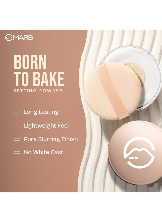 مارس بودرة تثبيت سائبة من مارس "بورن تو بيك" للتحكم في الزيوت، لمسة نهائية غير لامعة (٨ غرام) (لون العسل) | فائقة النعومة وخفيفة الوزن | تدوم طويلاً | مقاومة للتجاعيد | تُخفي المسام وتُنعم الخطوط الدقيقة - Image 3