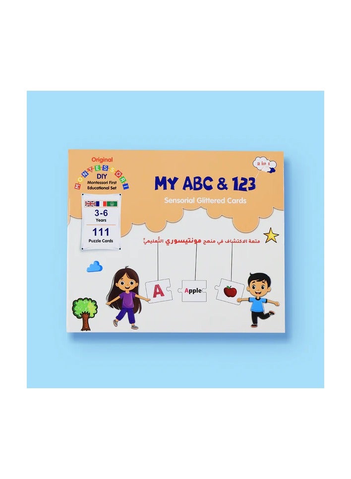 Educational Innovations Montessori First Educational Bag English Letters and Numbers - Image 1