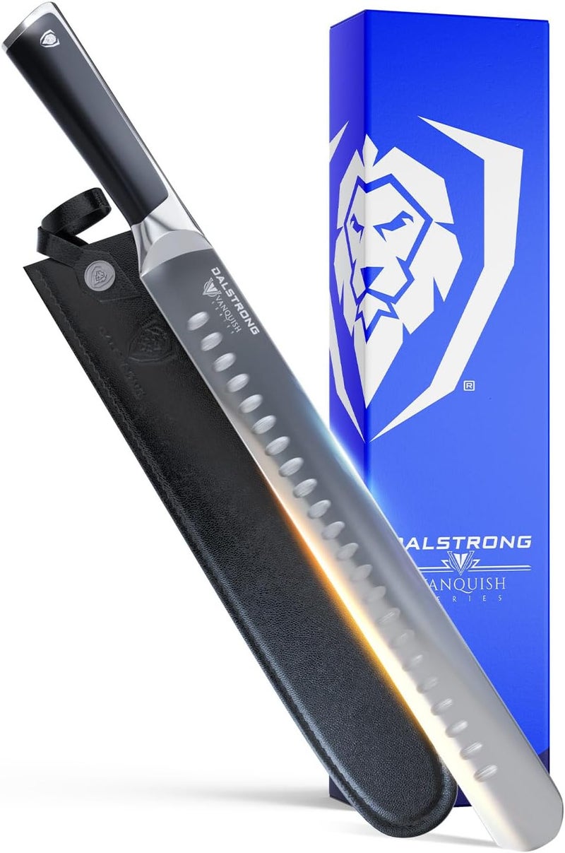 Dalstrong Slicing & Carving Knife - 12 inch - Vanquish Series - Forged High Carbon German Steel - POM Handle - Professional Kitchen Knife Gift - Razor Sharp Slicer Knife - NSF Certified - Image 1