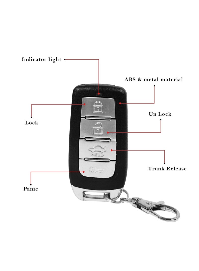3XR Advanced Car Keyless Entry System with Dual Remote Controls and Comprehensive Wiring Kit for Enhanced Vehicle Security 4770 - Image 4