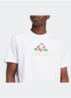Adidas Italy Football Fan Graphic T-Shirt  - Image 5