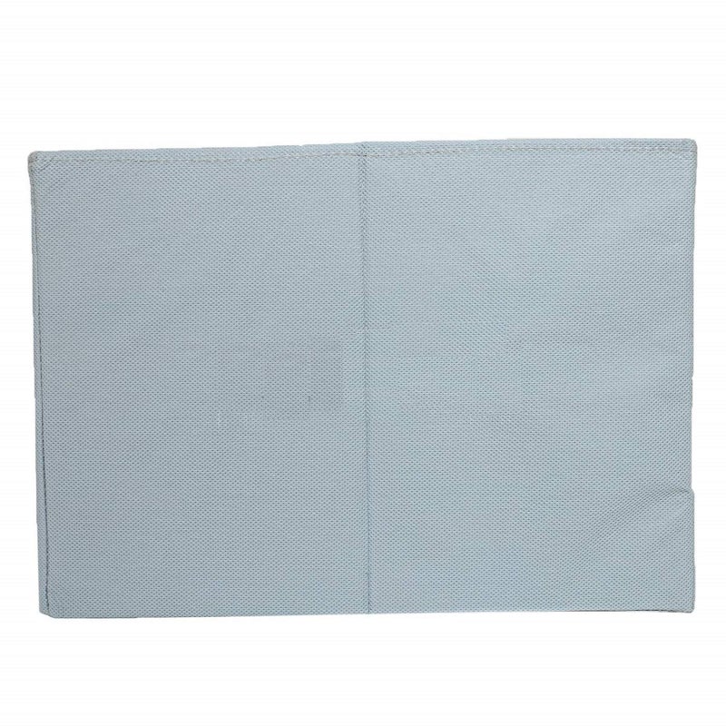 Kuber Industries Stylish Shirt Organizer for WardrobeFoldable Non Woven Shirt StackerDrawer Storage Unit For Closet CuboardClothes Storage box Grey - Image 4