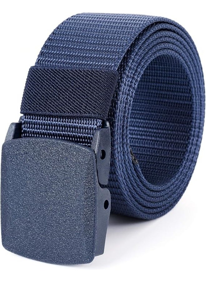 Heavy Duty Nylon Waist Belt Metal-free Belt Military Combat Training Waistband,blue - Image 1