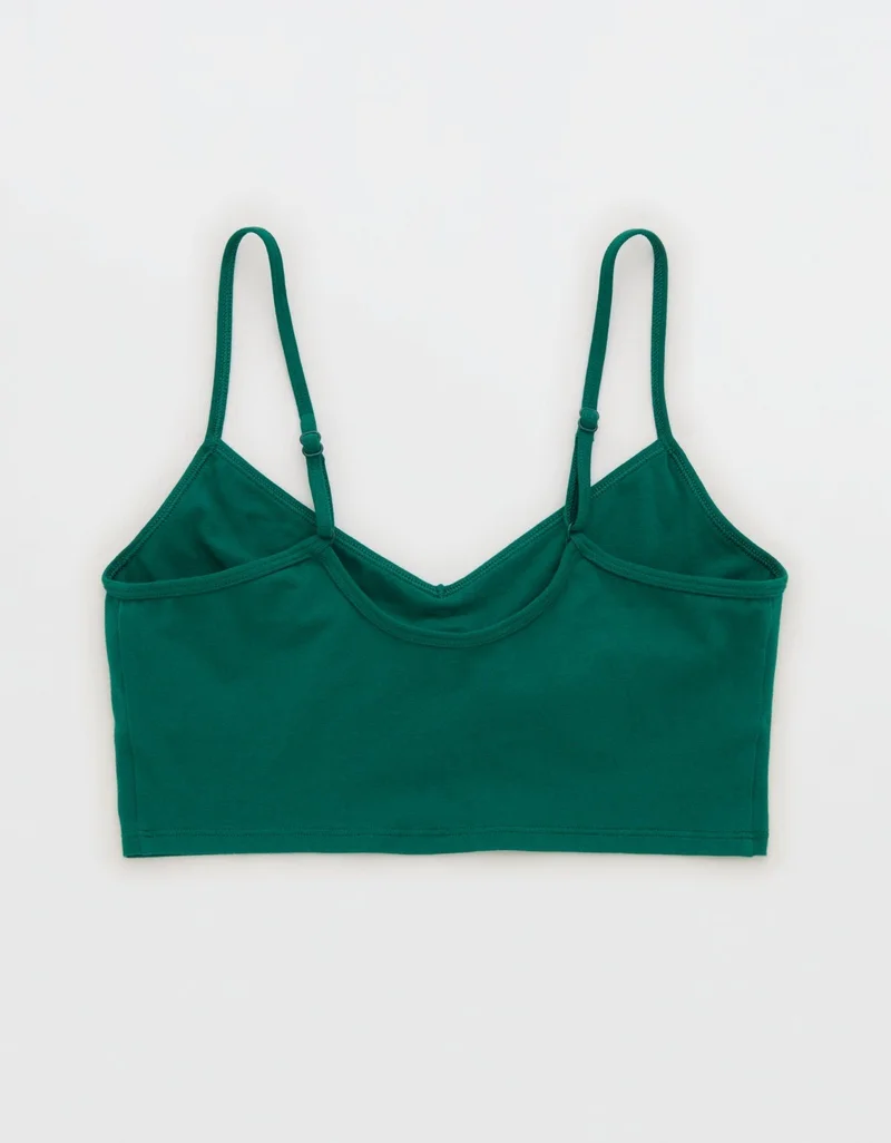Aerie  Superchill Cotton Ruched Bra Top for Women | Best Price UAE