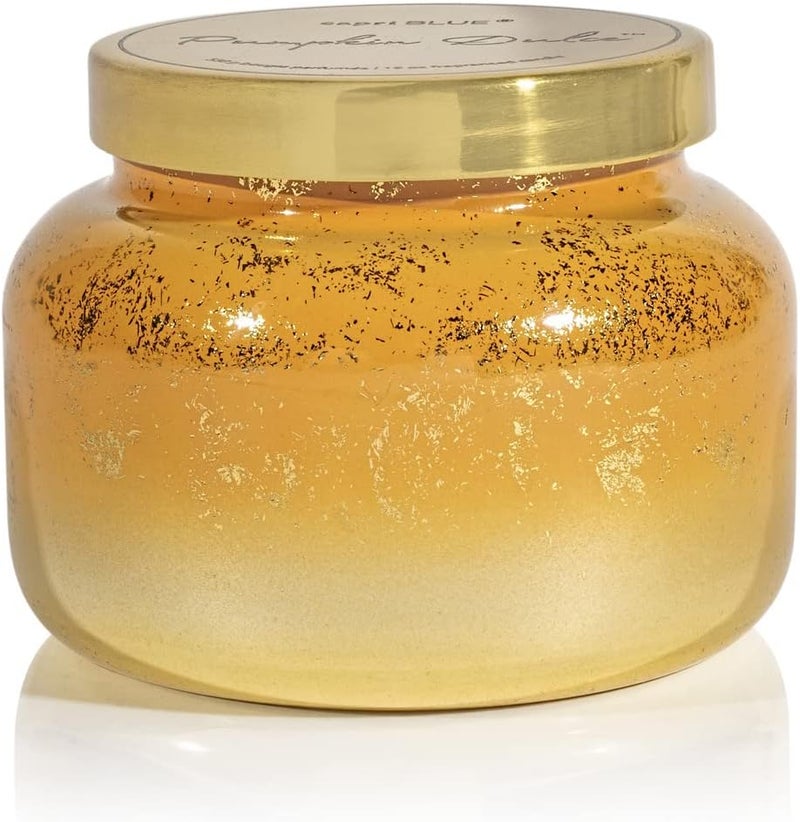 Capri Blue Glimmer Jar Candles - Luxury Holiday Scented Candles for Home - Long Lasting Soy Wax Blend - Scented Holiday & Home Decor - Pumpkin Dulce Signature Jar (19 oz) - Image 2