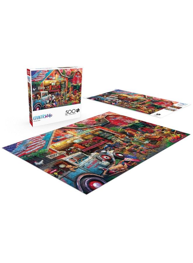 Buffalo Games Country Life Antique Barn 500 Piece Jigsaw Puzzle - Image 5