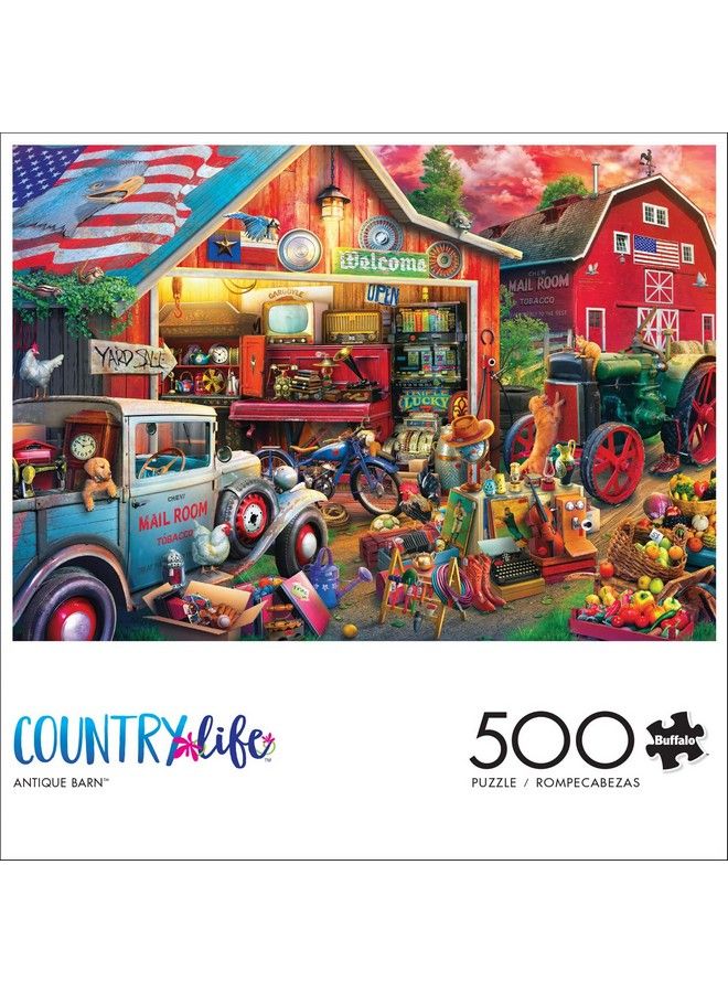 Buffalo Games Country Life Antique Barn 500 Piece Jigsaw Puzzle - Image 3