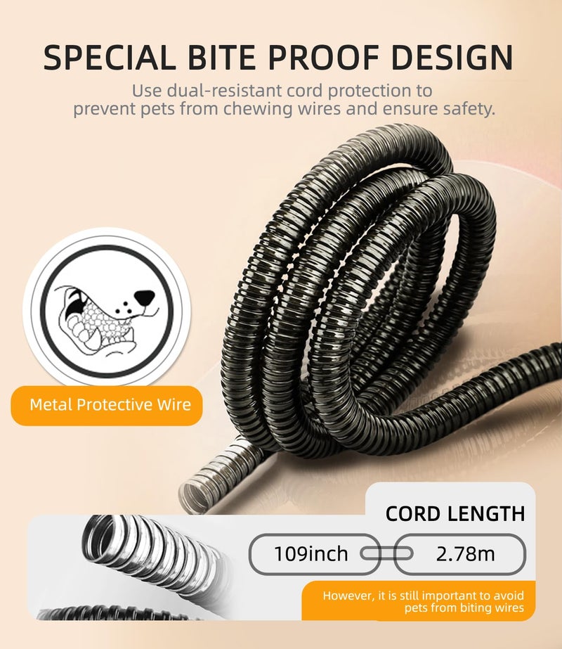 COMOIL Pressure Activated Pet Heating Pad 18 x 15,Gravity Sensing,Automatic or Manual Mode,Heated Dog Bed with Timer,Adjustable Temperature - Image 5