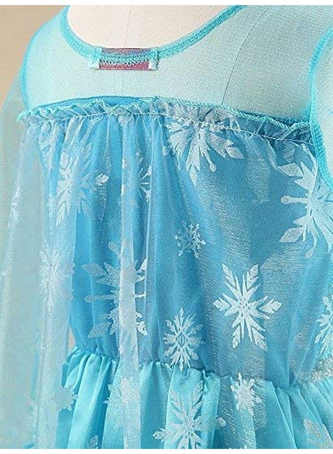 Fancydresswale FancyDressWale ELSHIA Gown with Fronzie Accessories (4 years - 5 years)(Blue)(Plastic) - Image 5