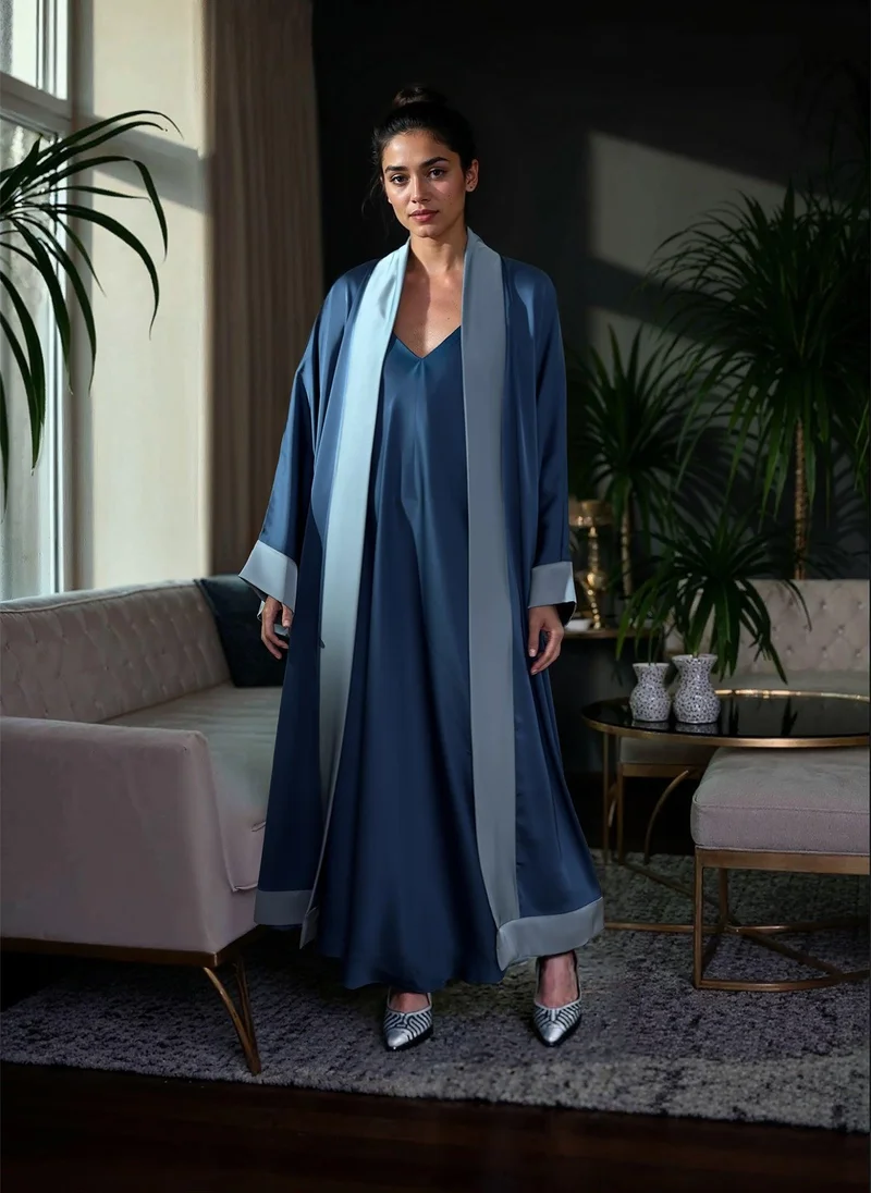 جانارا جونز Ocean Mist Satin Mariella Dress