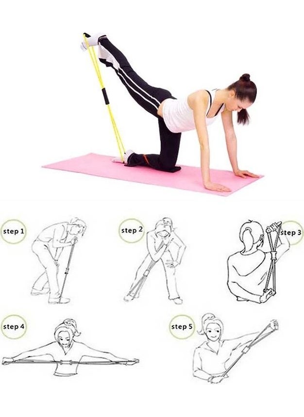 Clifton Exercise Pilates Resistance Band - Yellow  - Image 2
