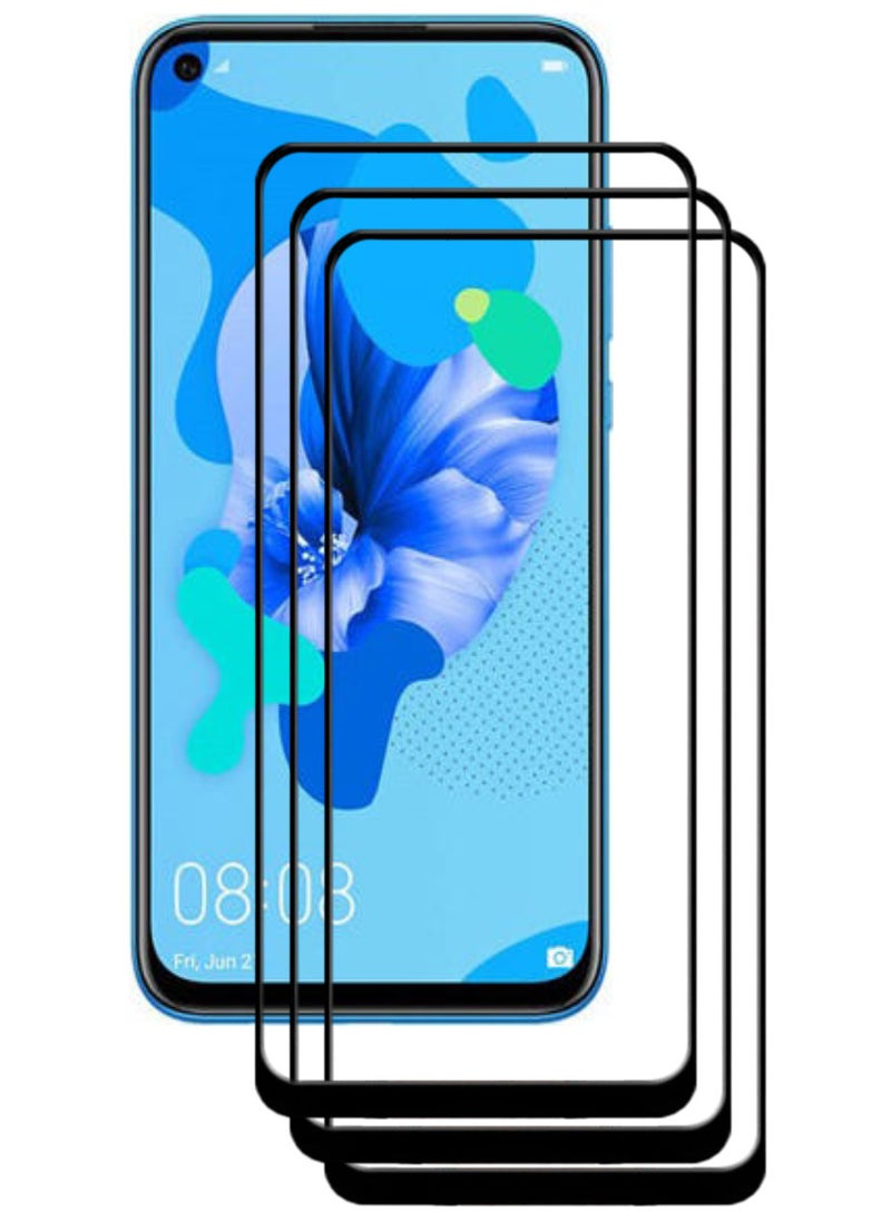 ACLIX 3 Pieces Antistatic ESD Dustproof Premium Quality High Definition Tempered Glass Screen Protector Designed For Huawei nova 5i - Image 1