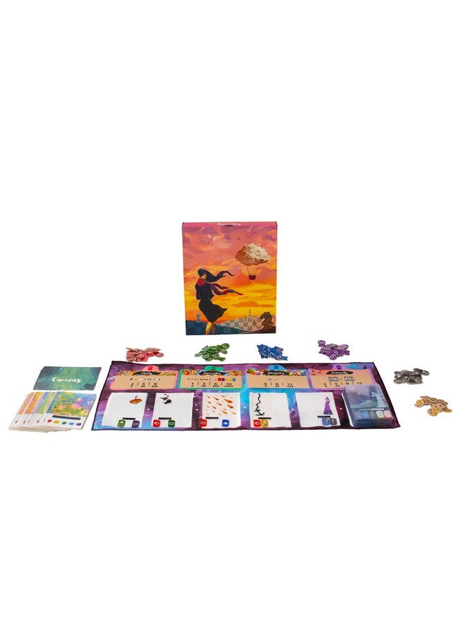 Board Games Canvas Board Game - Create Stunning Masterpieces! Art Competition and Puzzle Game for Kids & Adults, Ages 14+, 1-5 Players, 30 Minute Playtime, Made by R2i Games  - Image 2