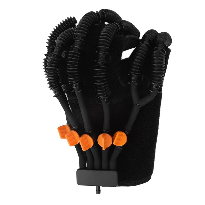 klarako Finger Rehabilitation Trainer Robot Gloves, Hand Wrist Exerciser Glove Soft Resin Fibre Finger Training Orthotics Rehabilitation Part L Size(Left Hand) - Image 1